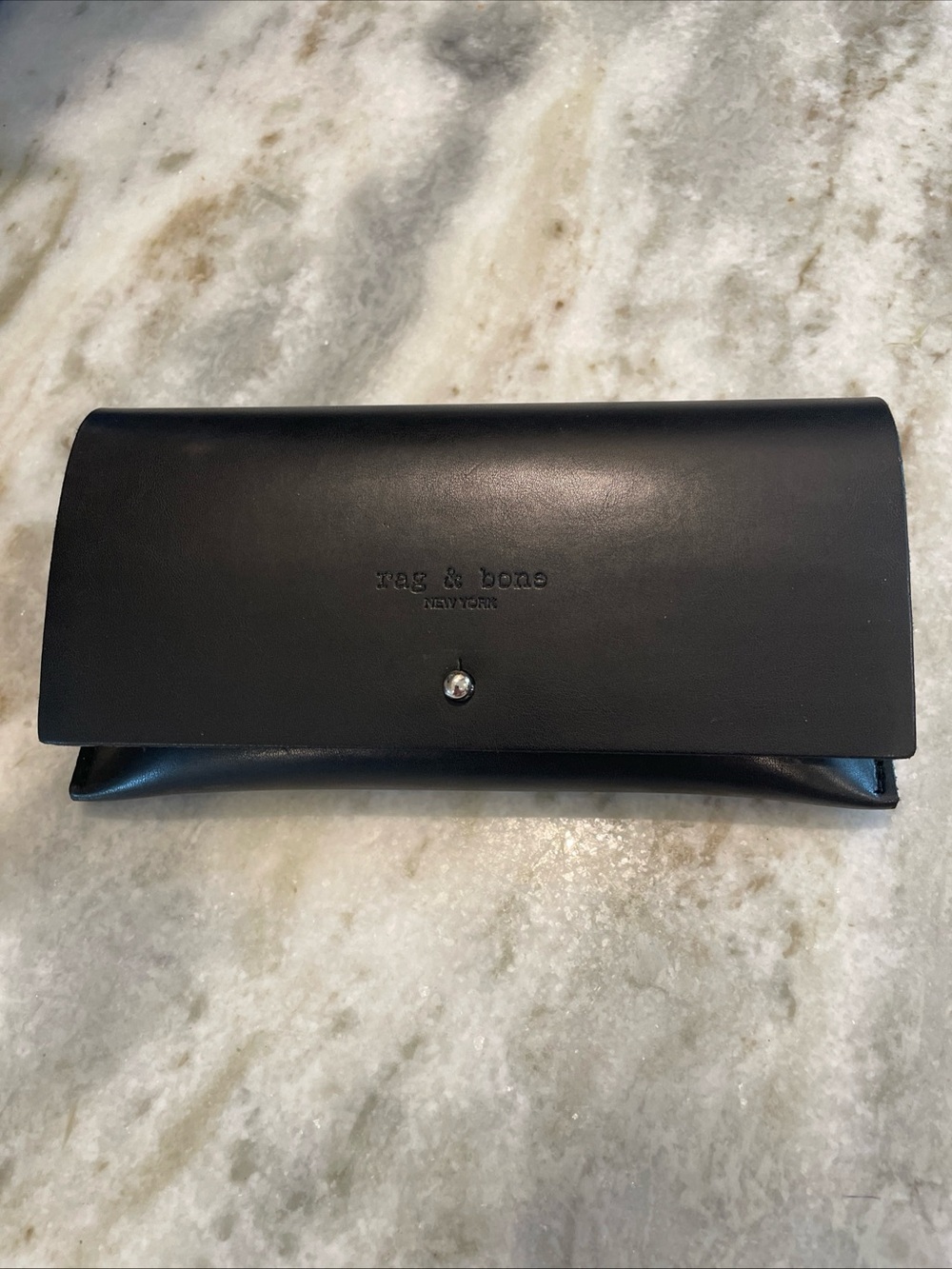 Rag & Bone New York Black Flip Sunglasses/Glasses Case